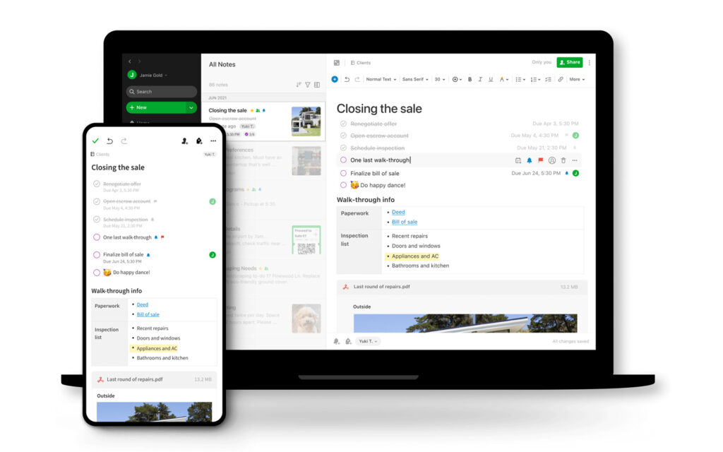 Evernote best app for real estate agents