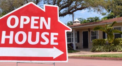 Open house for real estate