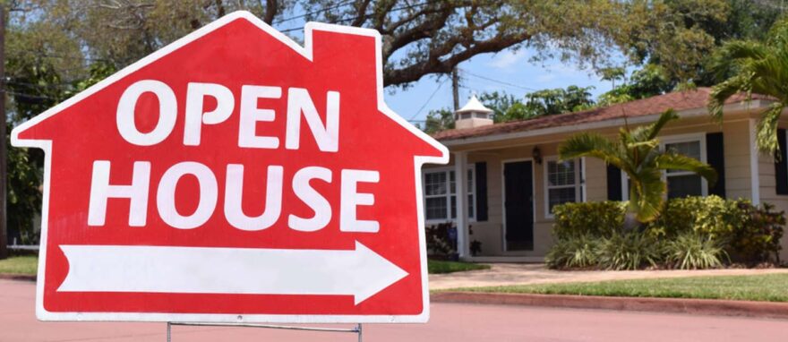 Open house for real estate