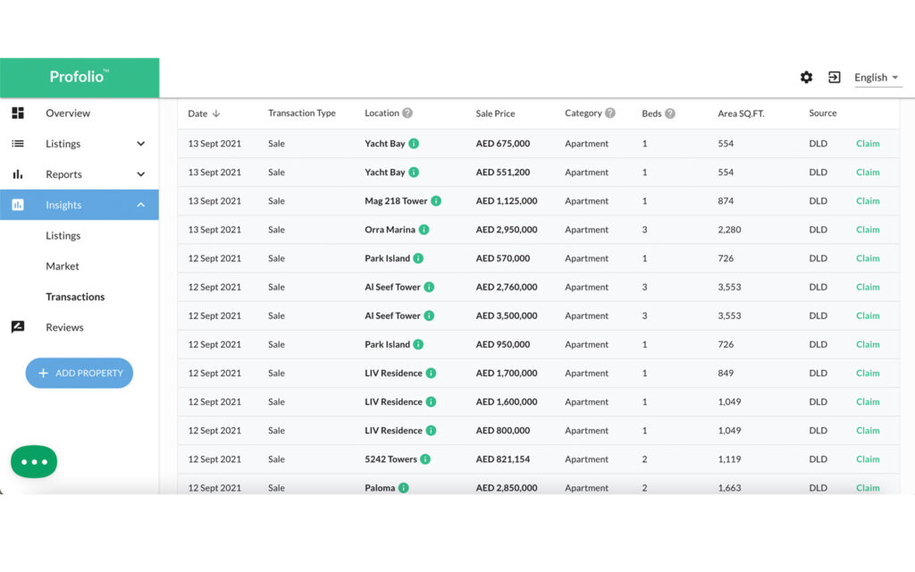 transactions insights 