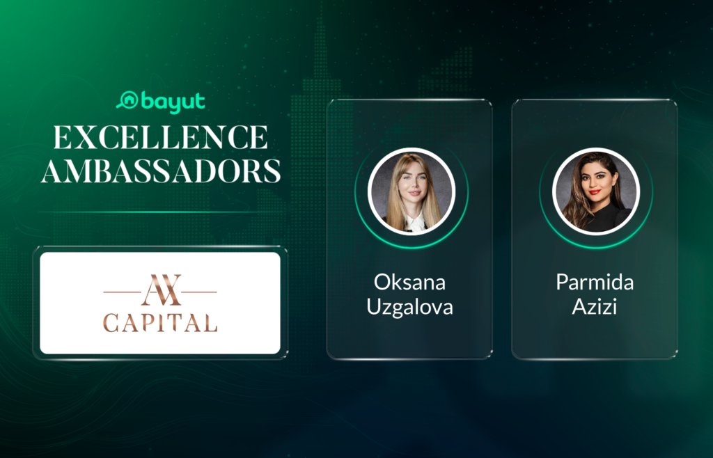 Oksana Uzgalova and Parmida Azizi from Ax Capital Real Estate